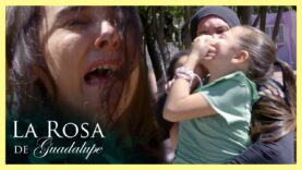 Liliana se cae y se quema el brazo.